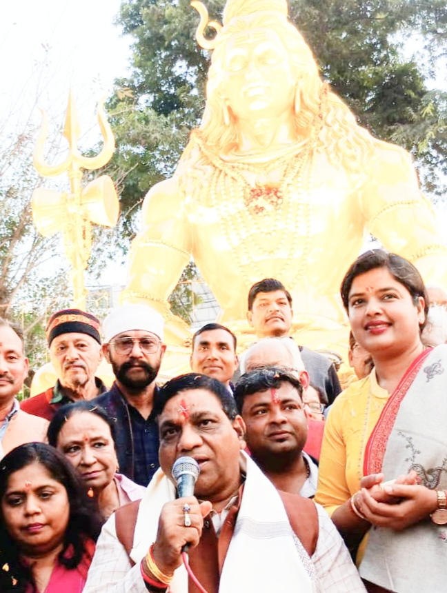 सदर कैंट गोल चौक पर हुये भोले शंकर विराजमान