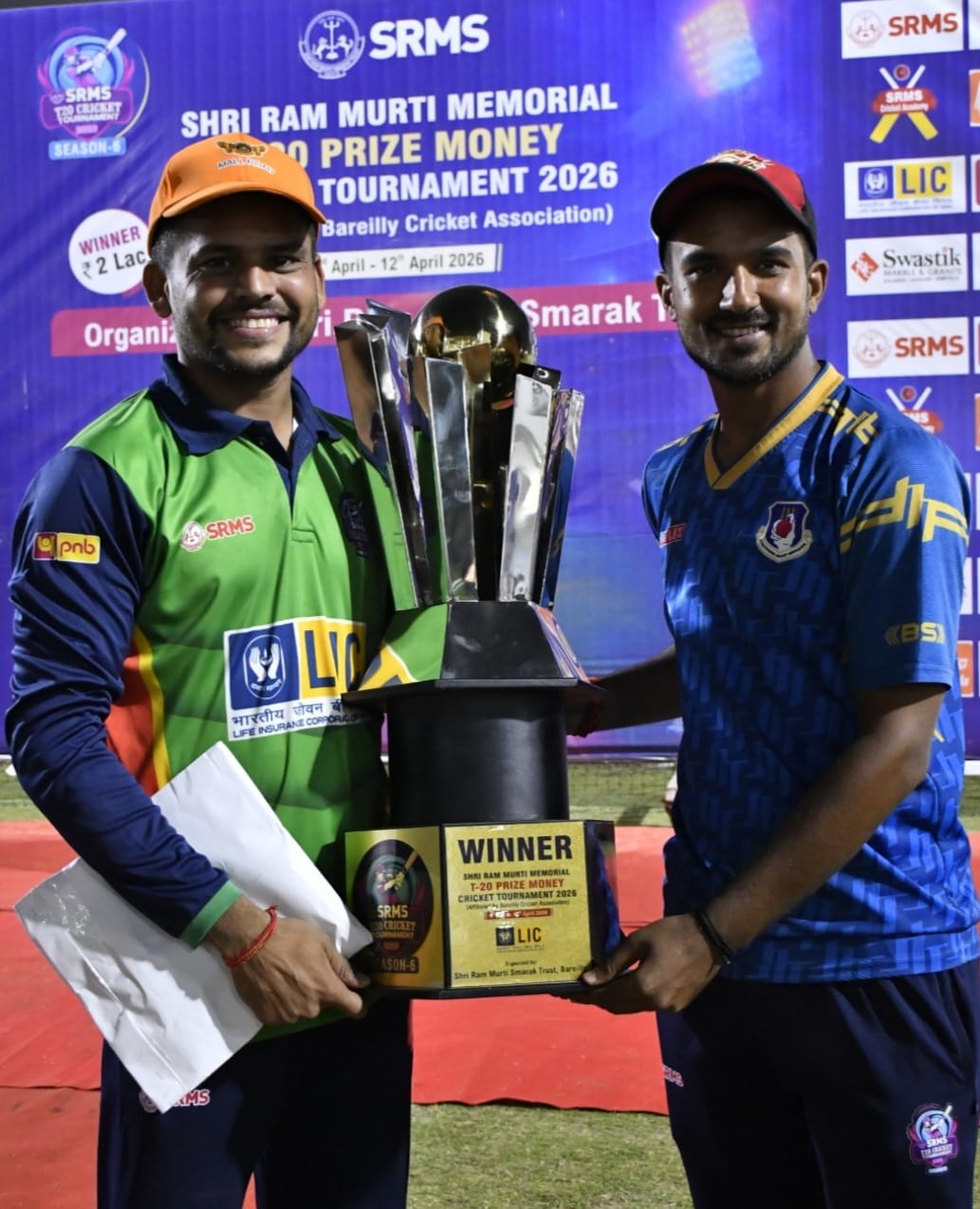 एमडीसीए क्रिकेट चैंपियन,ऋतुराज मैन आफ द मैच-श्रीराम मूर्ति मेमोरियल टी- 20 प्राइज मनी क्रिकेट टूर्नामेंट सीजन सिक्स का शानदार समापन