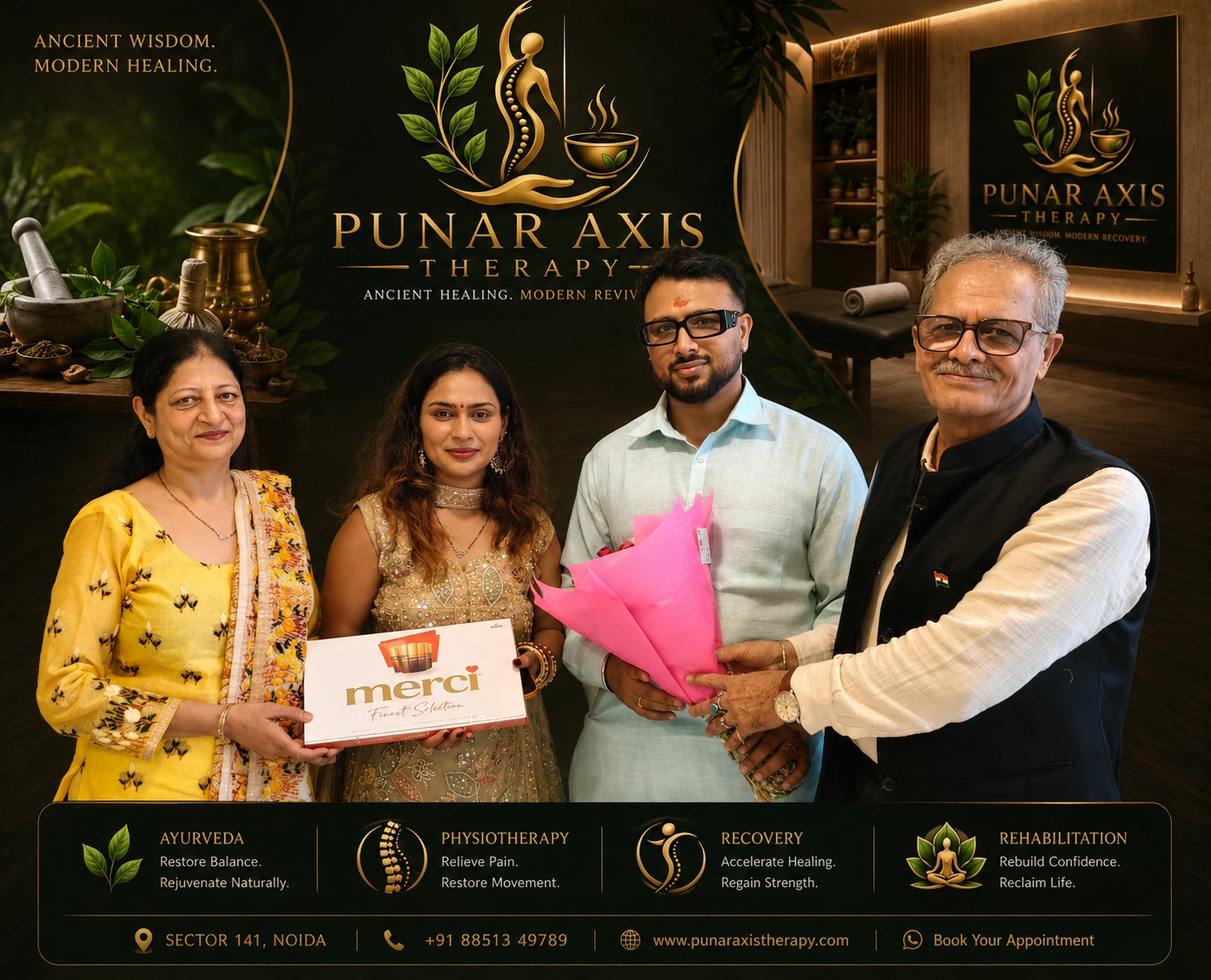 पुनर् एक्सिस थेरेपी में समन्वित चिकित्सा और वेलनेस सेवाओं की शुरुआत